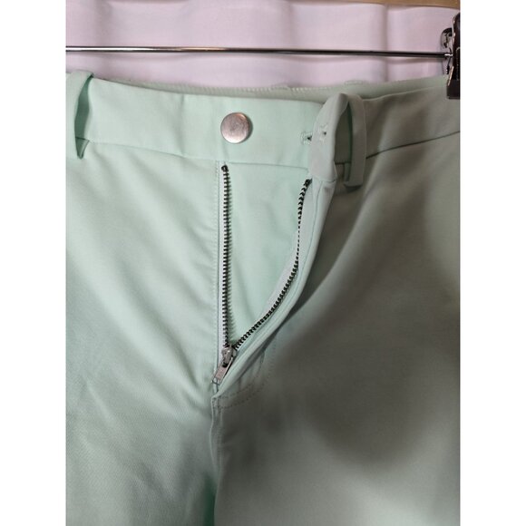 Lululemon Mens Daily Shorts Size 32 Mint Green Belt Loops Athleisure - Picture 6 of 11